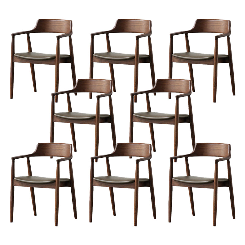 Traditional Kitchen Dining Chairs Solid Wood Arm Dining Chairs