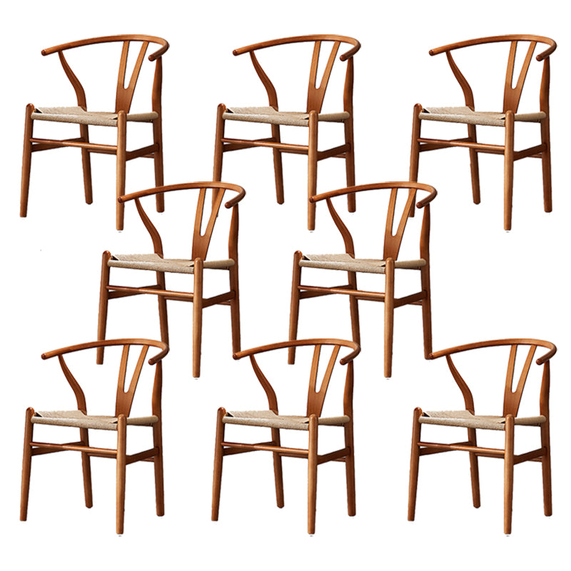 Traditional Kitchen Dining Chairs Solid Wood Arm Dining Chairs