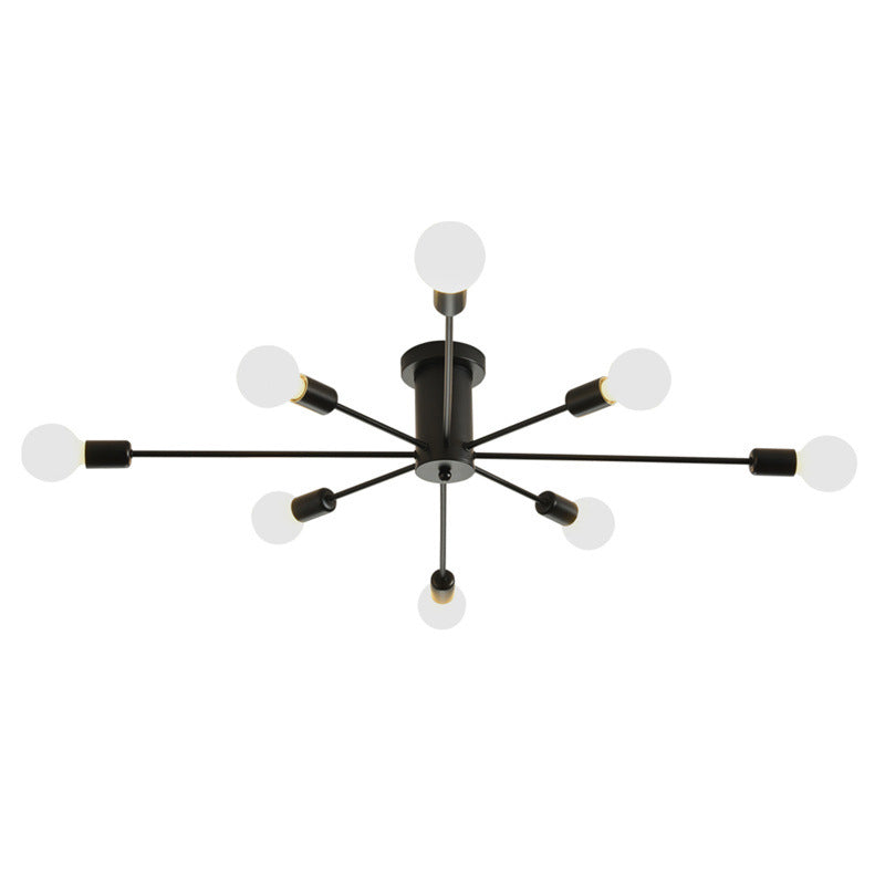 Contemporary Metal Ceiling Lamp Simplicity Flush Mount Light Fixture for Living Room