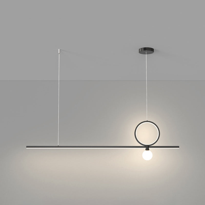 Linear Modern 3 - Light Kitchen Island Fixture Interior LED Ceiling Pendant Lighting