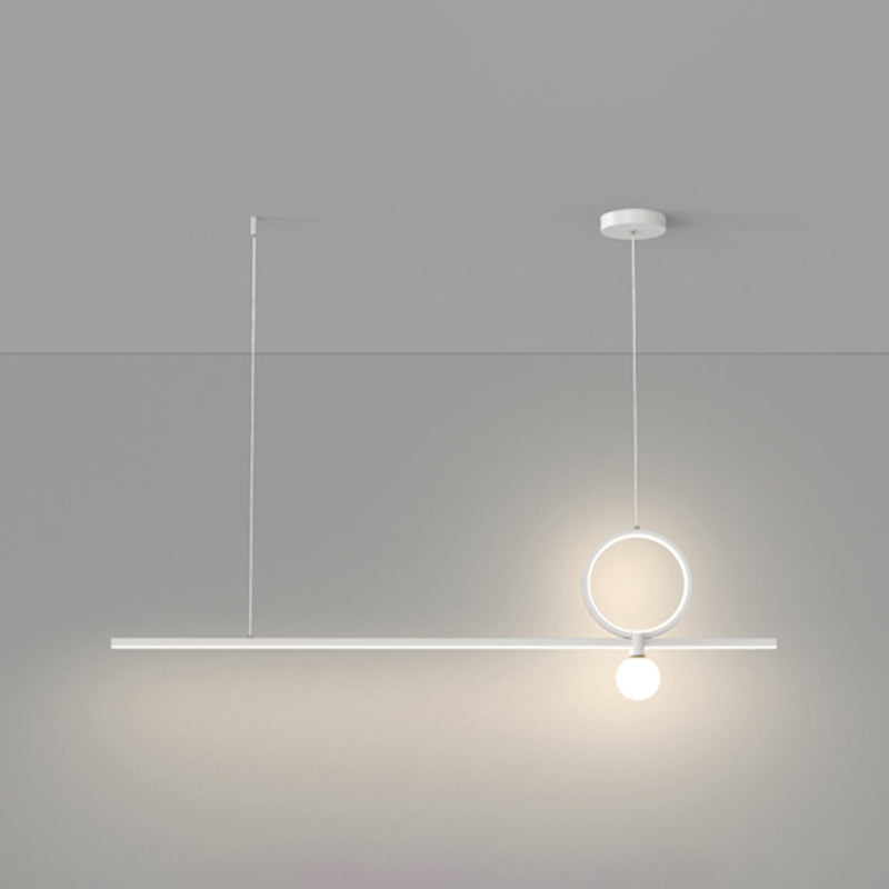 Linear Modern 3 - Light Kitchen Island Fixture Interior LED Ceiling Pendant Lighting