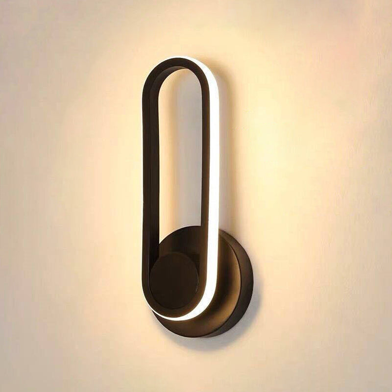 Geometric Wall Lighting Ideas Modern Metal 1 Light Wall Mount Lamp