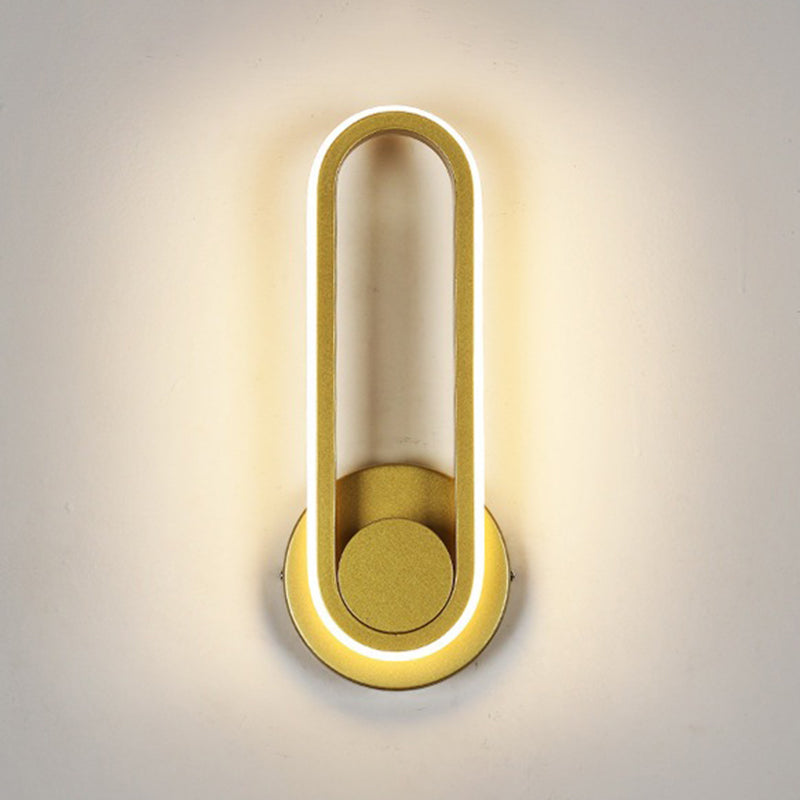 Geometric Wall Lighting Ideas Modern Metal 1 Light Wall Mount Lamp