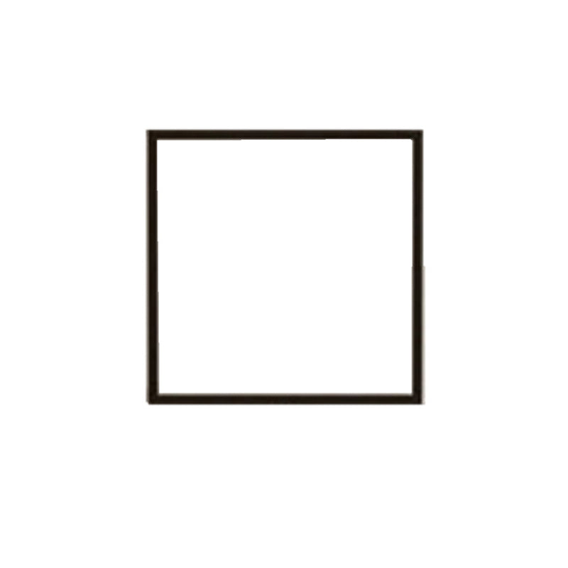 Simplicity Square Wall Sconces Metal 1 Light Wall Lighting Ideas in Black