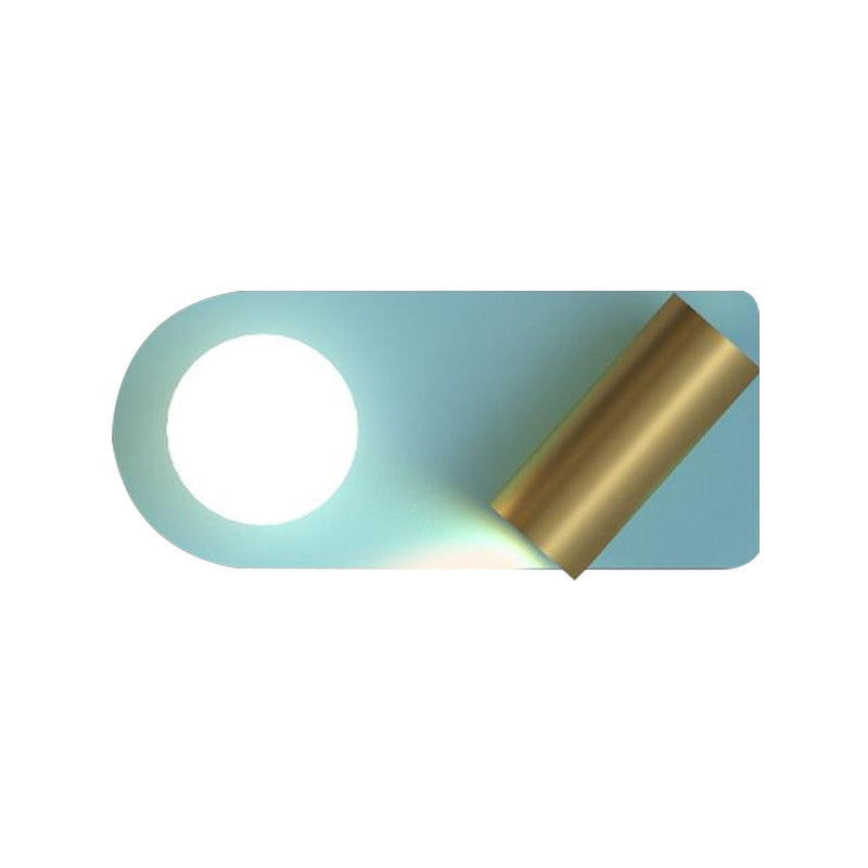 Geometric Wall Sconce Modern Metal 2 Lights Wall Mounted Lights