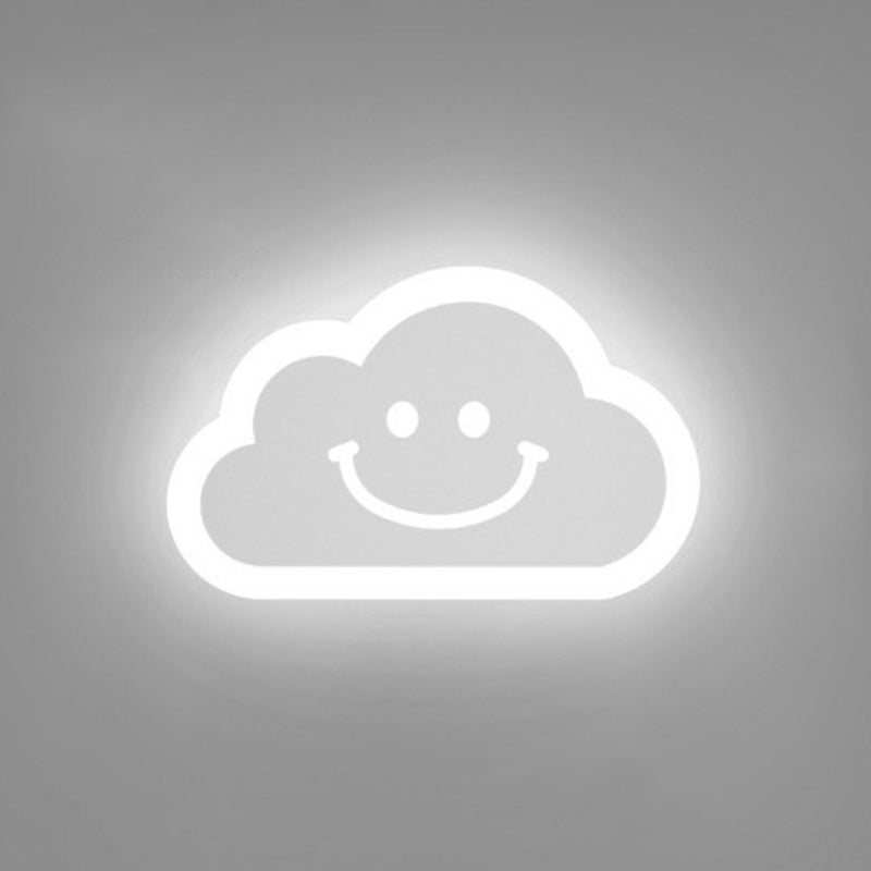 1 Light Regular Wall Lights Modern Metal Wall Lighting Fixtures for Children's Room