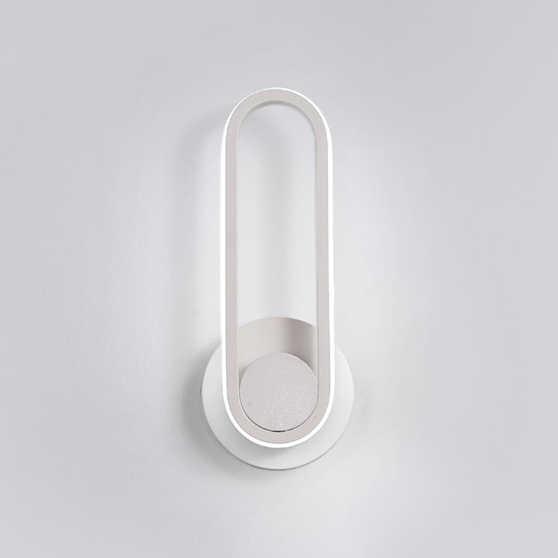 Metal Geometric Wall Sconce Simplicity 1 Light Wall Lighting Fixtures