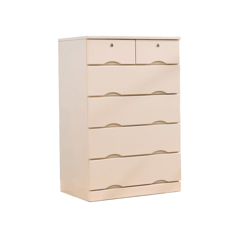 Traditional Solid Wood Storage Chest Soft-Close Drawers Bedroom Dresser