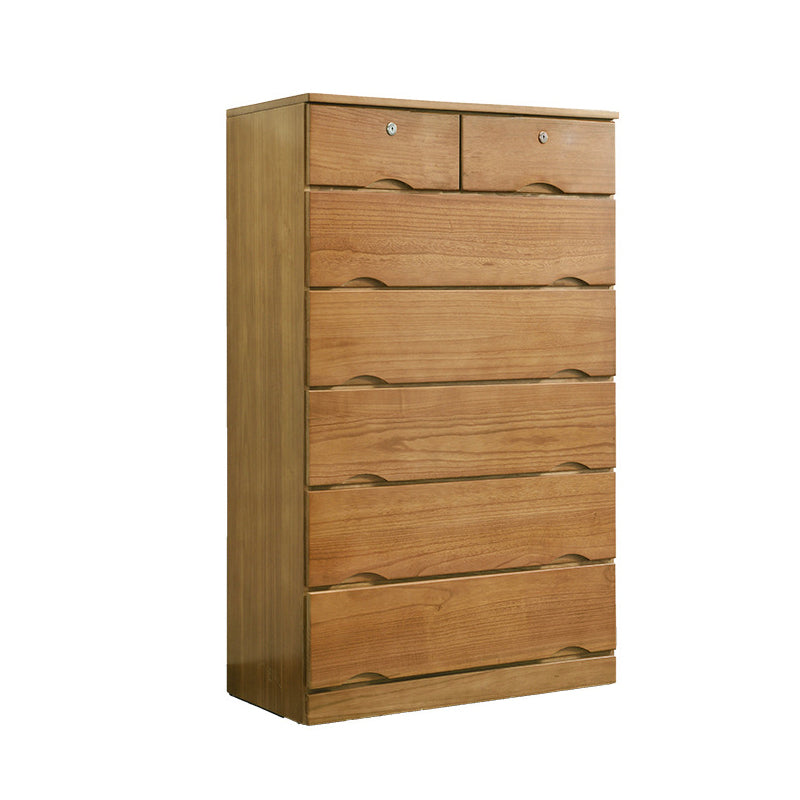 Traditional Solid Wood Storage Chest Soft-Close Drawers Bedroom Dresser