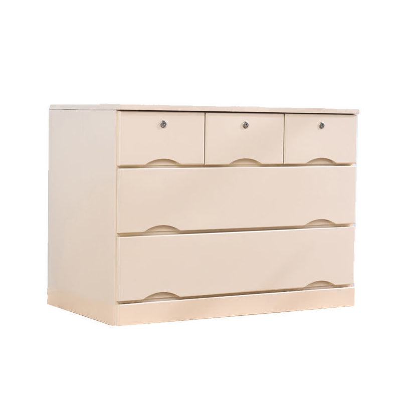 Traditional Solid Wood Storage Chest Soft-Close Drawers Bedroom Dresser