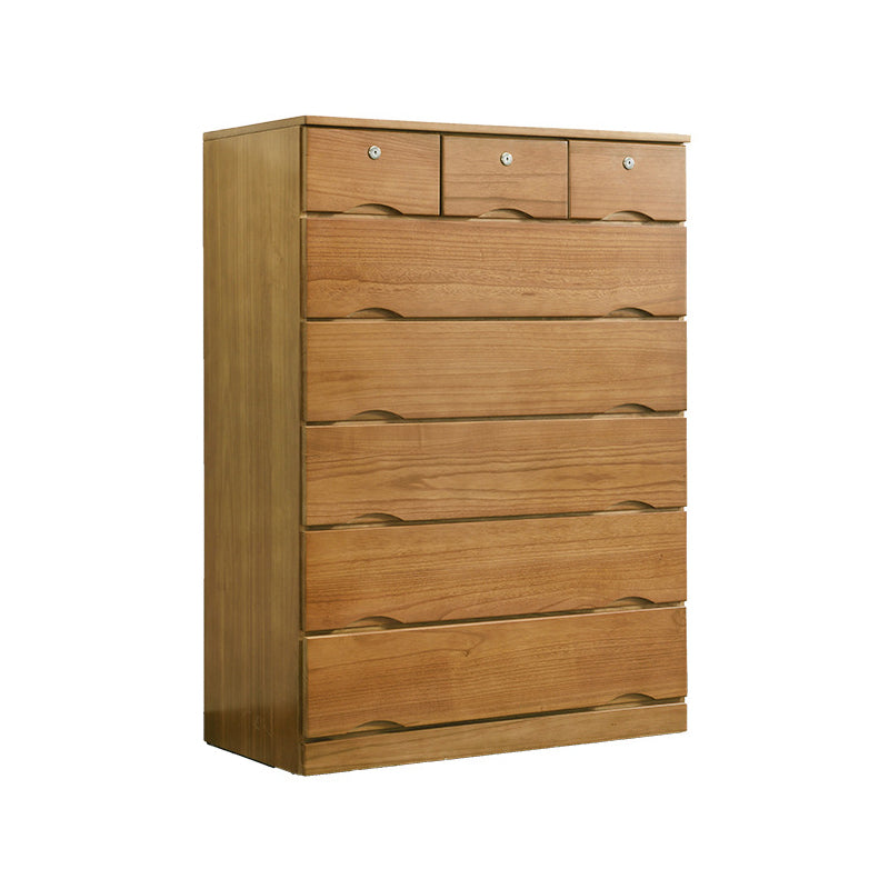 Traditional Solid Wood Storage Chest Soft-Close Drawers Bedroom Dresser