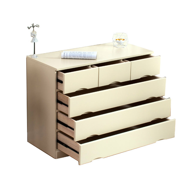 Traditional Solid Wood Storage Chest Soft-Close Drawers Bedroom Dresser