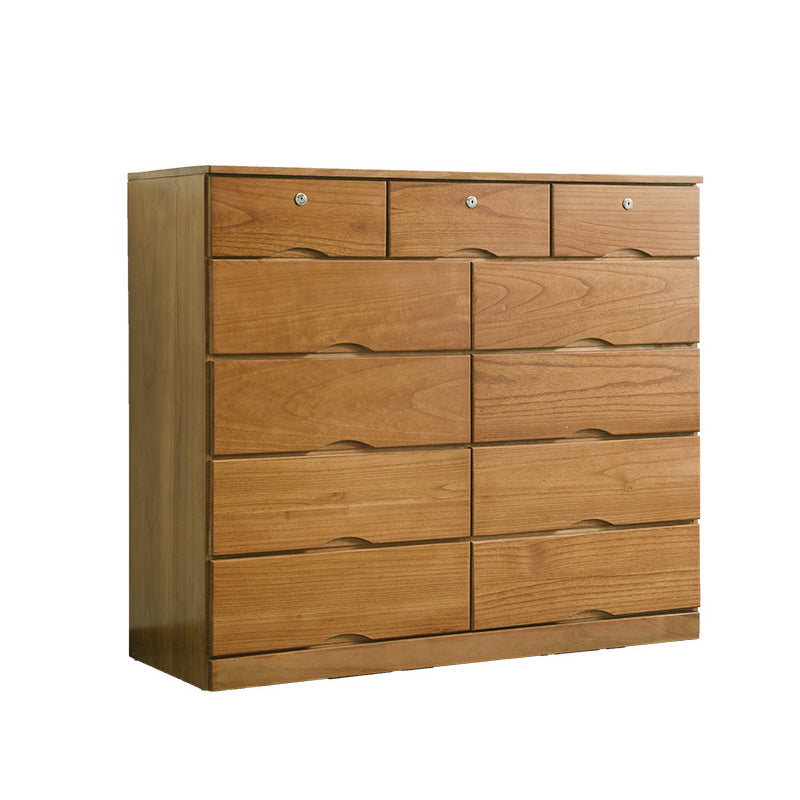Traditional Solid Wood Storage Chest Soft-Close Drawers Bedroom Dresser