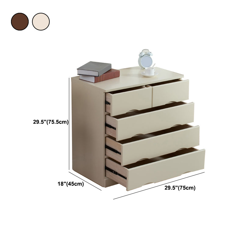 Traditional Solid Wood Storage Chest Soft-Close Drawers Bedroom Dresser