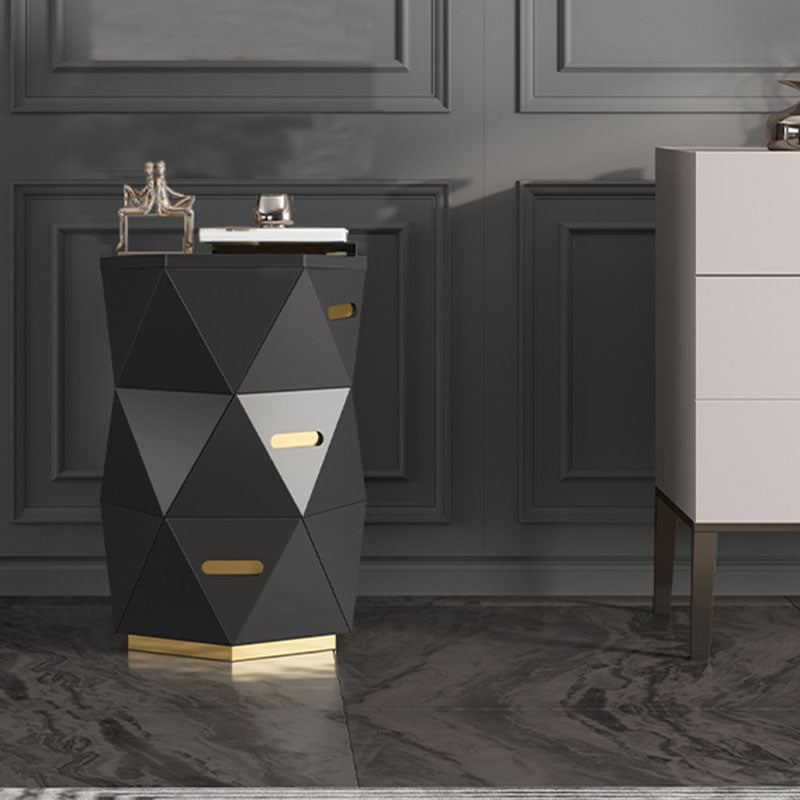 17.55-inch Width Glam Storage Chest 3 Drawers Storage Chest Dresser