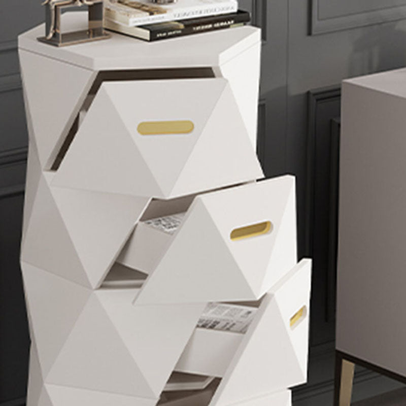 17.55-inch Width Glam Storage Chest 3 Drawers Storage Chest Dresser