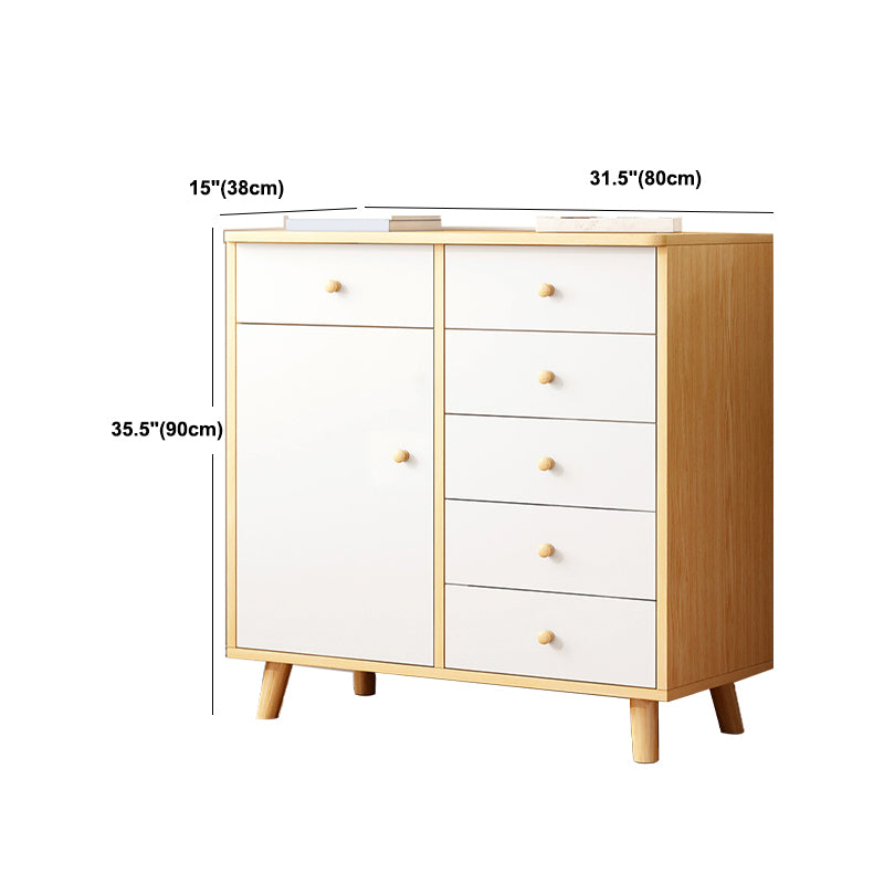Contemporary Storage Chest Dresser Wooden Storage Chest for Bedroom