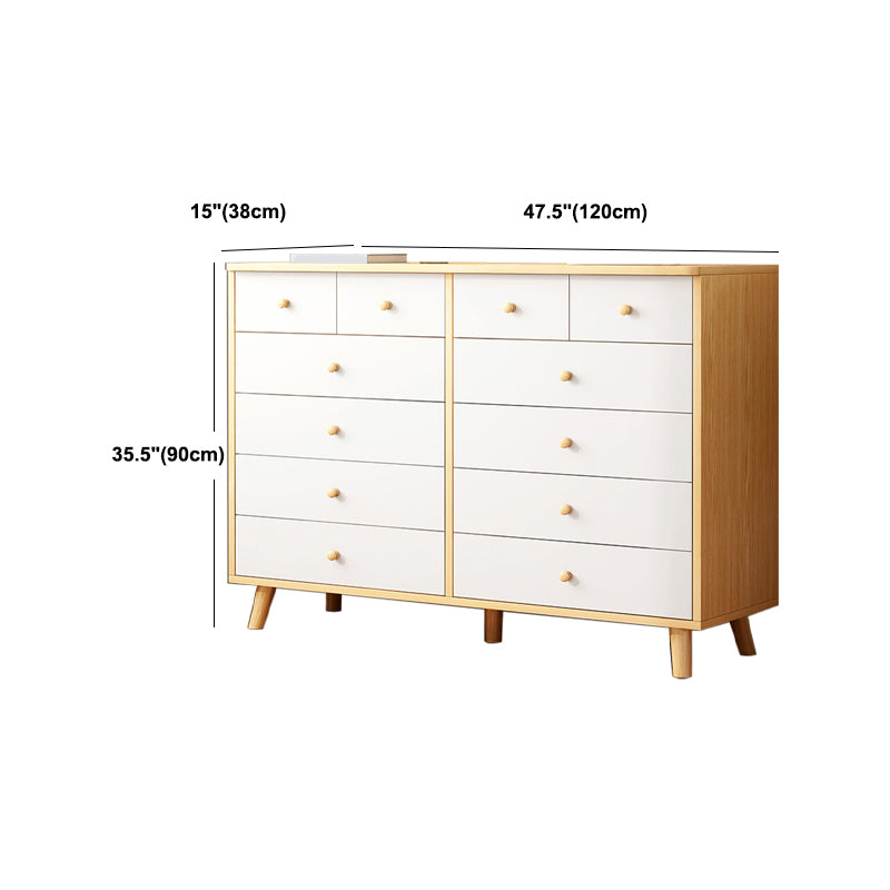 Contemporary Storage Chest Dresser Wooden Storage Chest for Bedroom