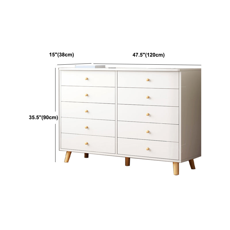 Contemporary Storage Chest Dresser Wooden Storage Chest for Bedroom