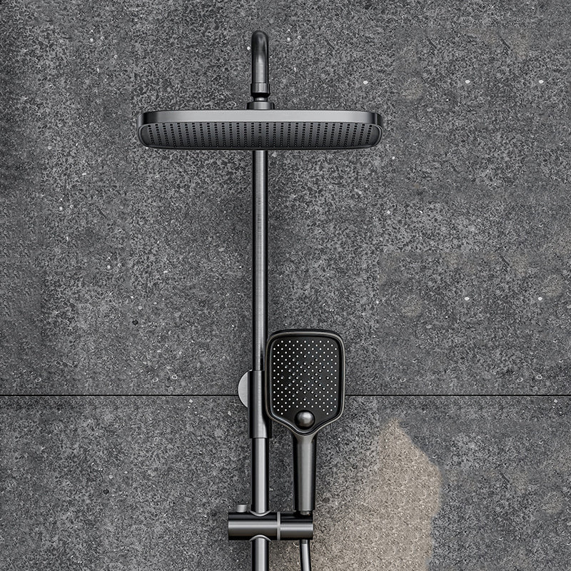 Modern Square Swivel Shower Metal Shower Head Shower Faucet on Wall