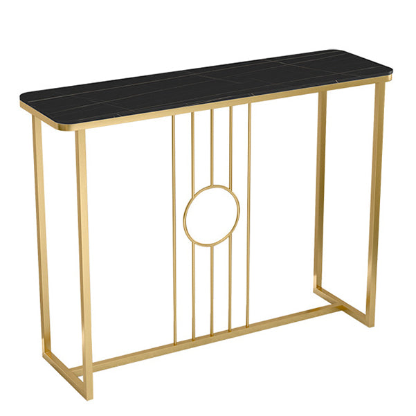Contemporary Console Accent Table Antique Finish Rectangle Sofa Console Table