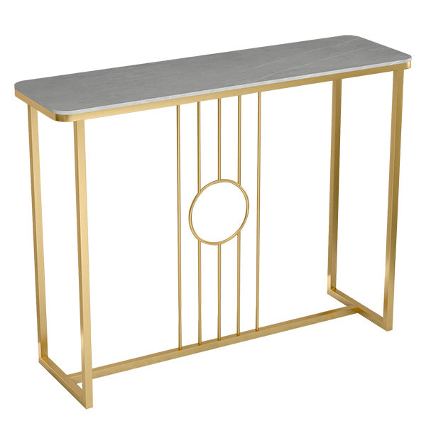 Contemporary Console Accent Table Antique Finish Rectangle Sofa Console Table