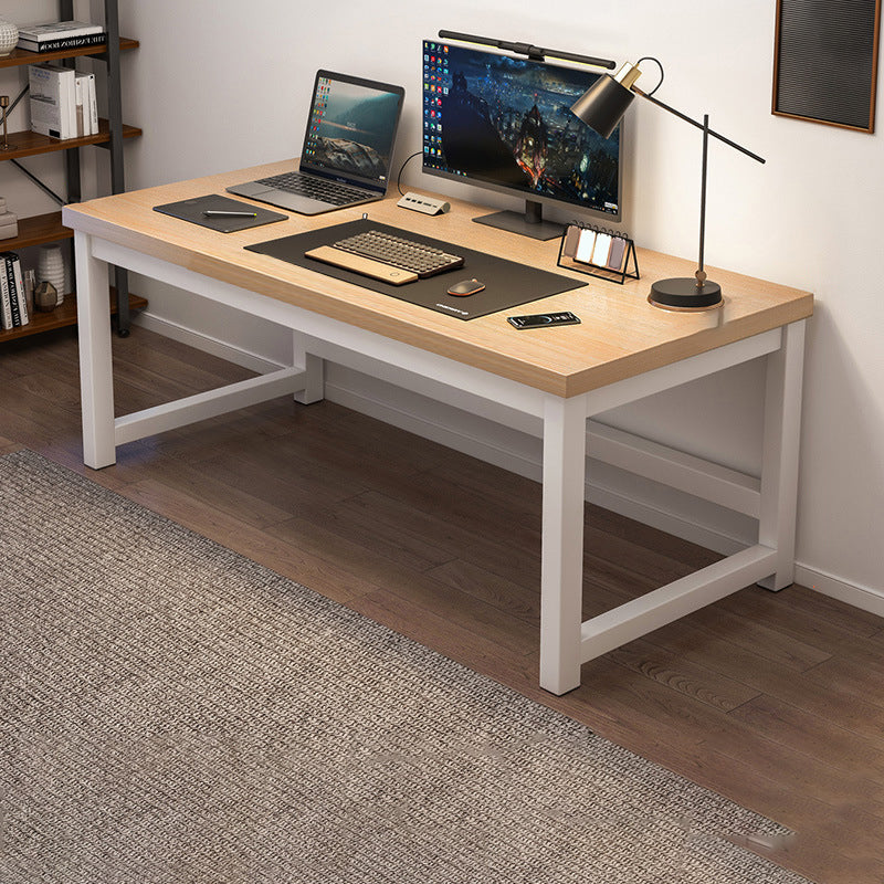 Wooden Rectangular Writing Desk Home Industrial Computer Desk