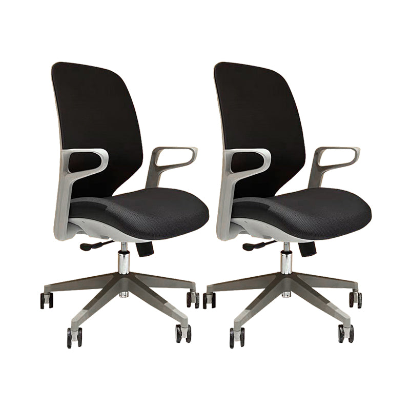 Contemporary Adjustable Microfiber Swivel Chair Conference High Back Office Chair