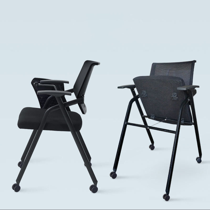 No Distressing Contemporary Guest Chair Microfiber Back Conference Chair