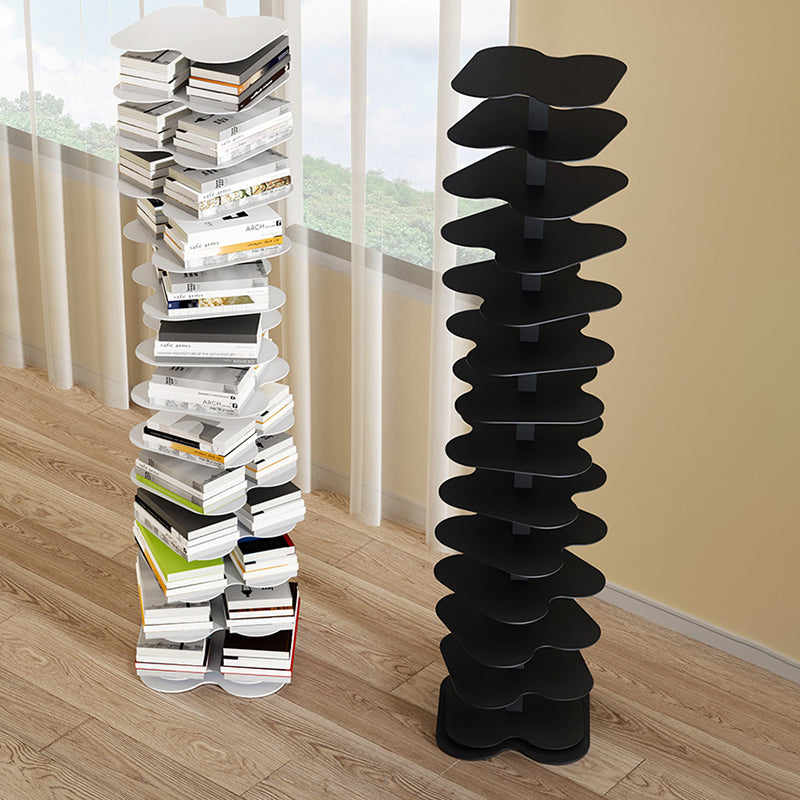 Urban Open Bookcase Metal Vertical Bookshelf for Living Room