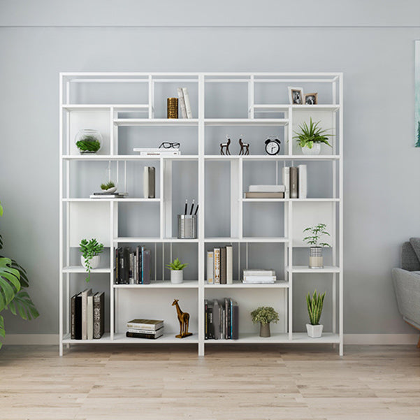 Metal Open Etagere Shelf Bookcase Vertical Shelves Included Bookshelf for Bedroom