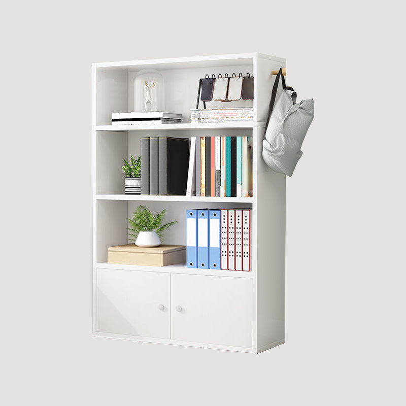 Contemporary Wood Bookshelf Standard Shelf Bookcase for Home Office