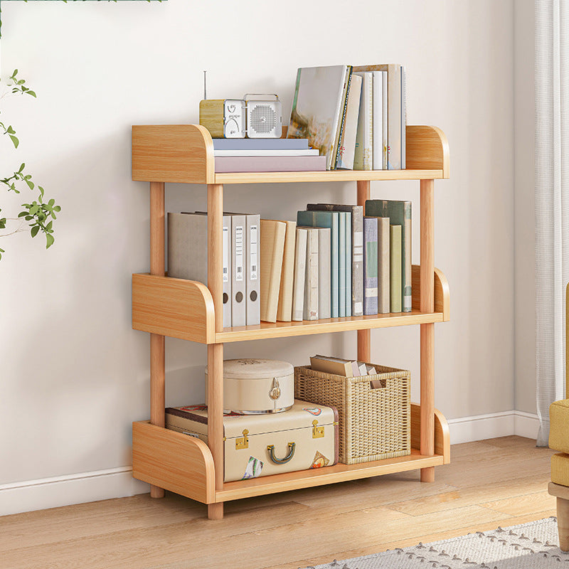 Contemporary Wood Bookcase Etagere Bookshelf for Home Office