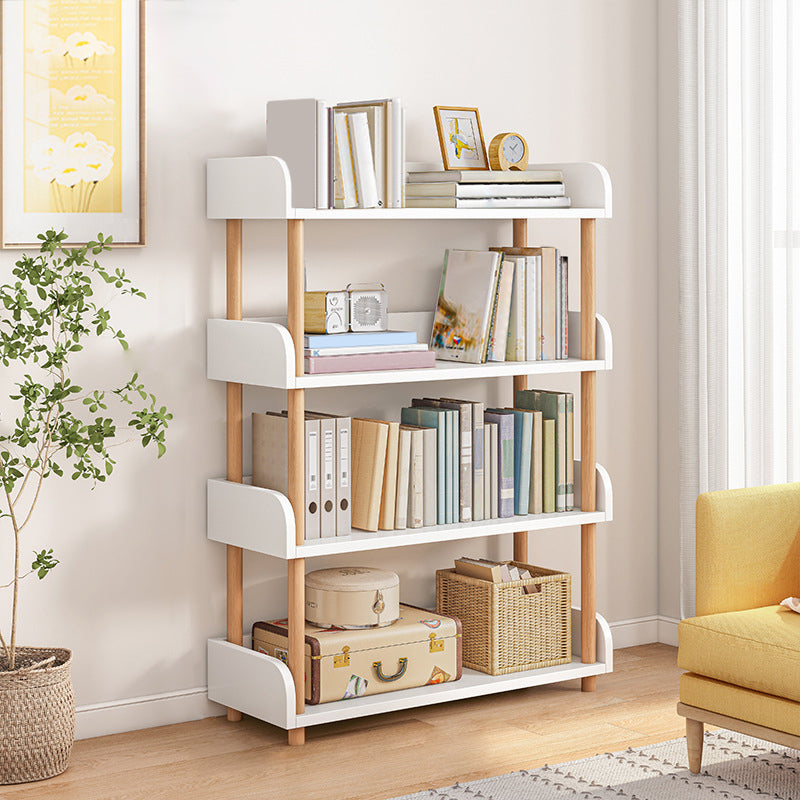 Contemporary Wood Bookcase Etagere Bookshelf for Home Office