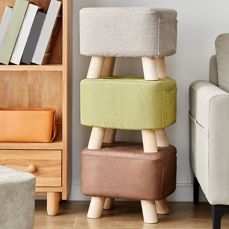 Modern Rectangle Standard Scratch Resistant Pure Color Standard for Living Room