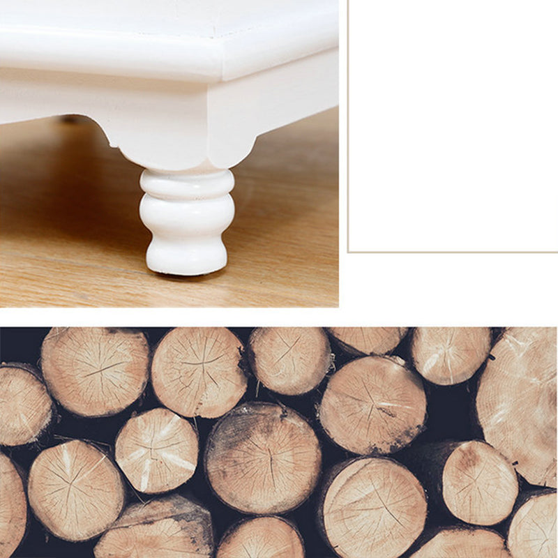 Nautical Vertical Solid Wood Storage Chest Bedroom Chest with Drawers