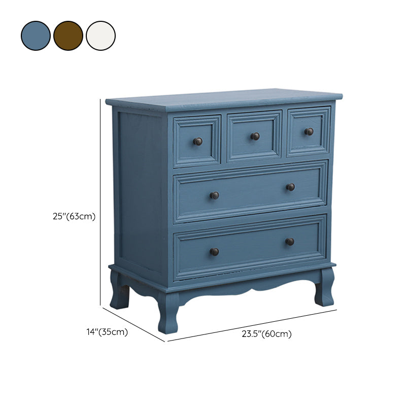 Nautical Bedroom Storage Chest Solid Wood Chest with Drawers