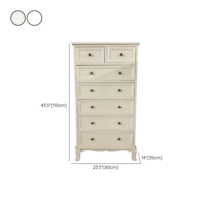 Nautical Bedroom Storage Chest Solid Wood Chest with Drawers