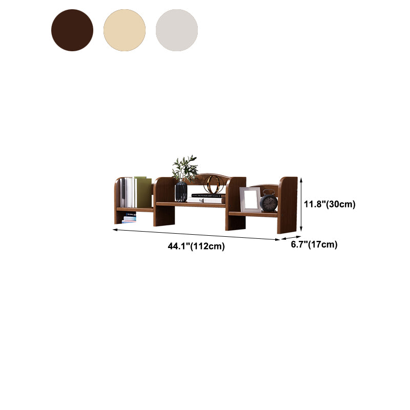 10.5" W Bookshelf Modern Wooden Geometric Bookcase for Home Office