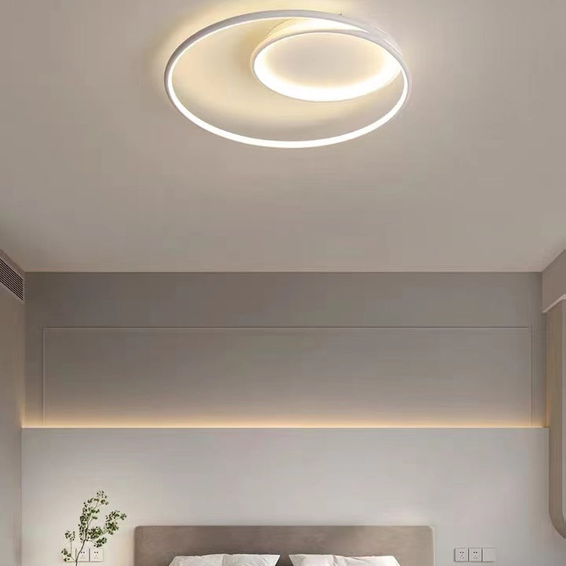 LED White Ceiling Light Contemporary Flush Mount Lighting for Room
