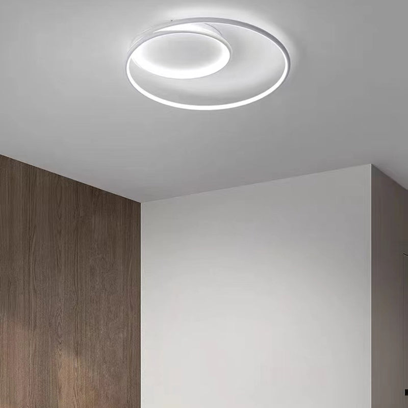 LED White Ceiling Light Contemporary Flush Mount Lighting for Room
