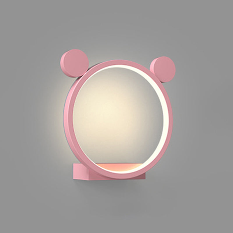 Metal Geometric Shape Wall Light Kid Style 1 Light Wall Light Sconce