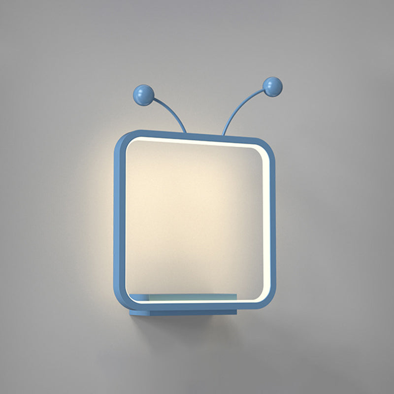 Metal Geometric Shape Wall Light Kid Style 1 Light Wall Light Sconce