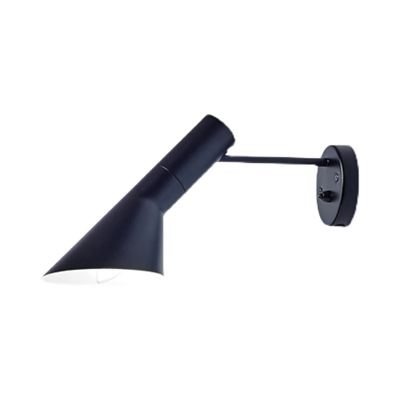 Industrial Wall Sconce Cone Shape Wall Light with Aluminum Shade for Living Room