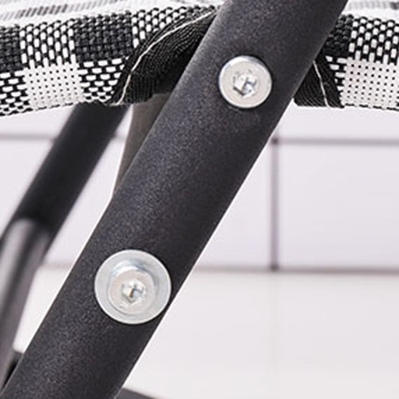 Modern Cotton Rocking Chair Reclining with Pillow for Living Room