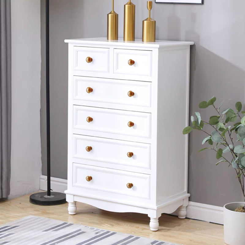 Contemporary Chest Knobs Solid Wood with Drawer Rectangle Accent Chest
