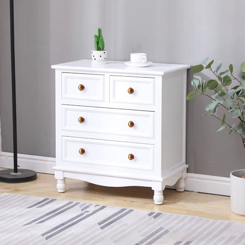 Contemporary Chest Knobs Solid Wood with Drawer Rectangle Accent Chest