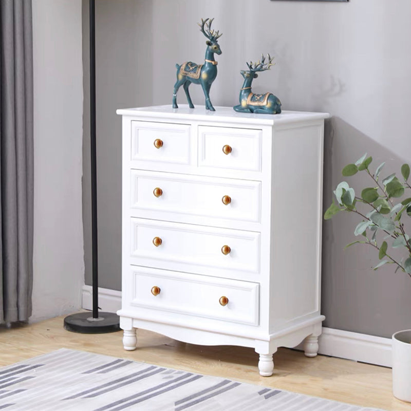Contemporary Chest Knobs Solid Wood with Drawer Rectangle Accent Chest