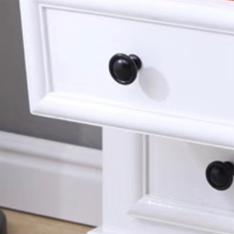 Contemporary Chest Knobs Solid Wood with Drawer Rectangle Accent Chest