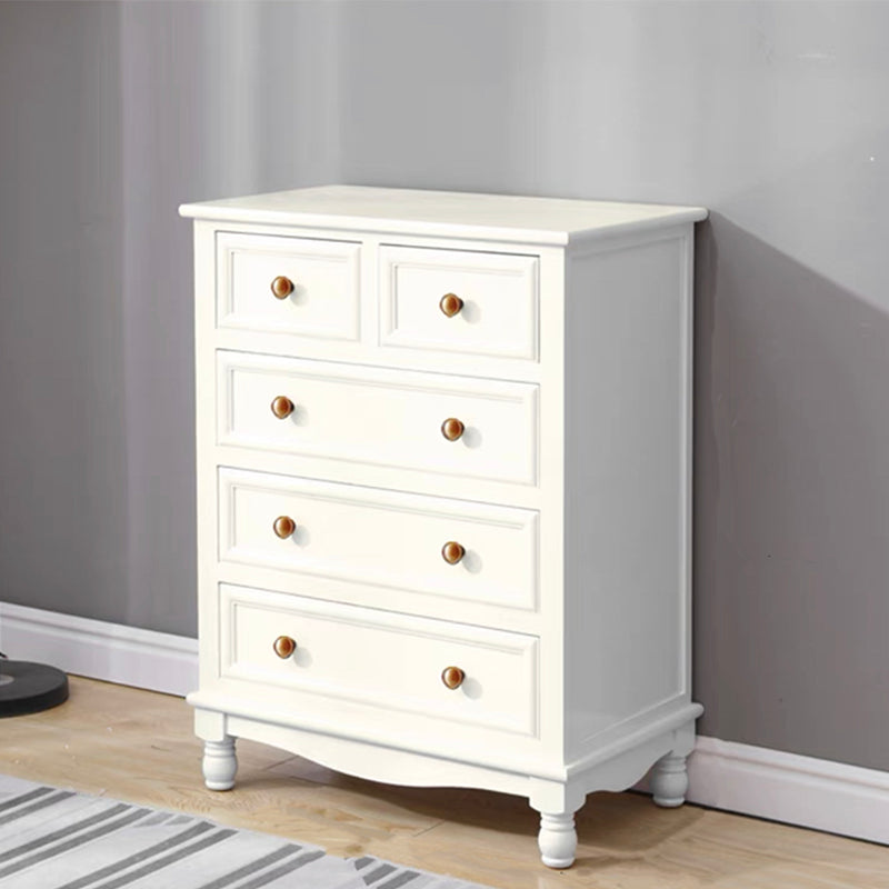Contemporary Chest Knobs Solid Wood with Drawer Rectangle Accent Chest